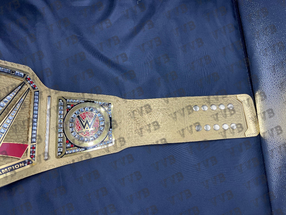 gold title belt custom
