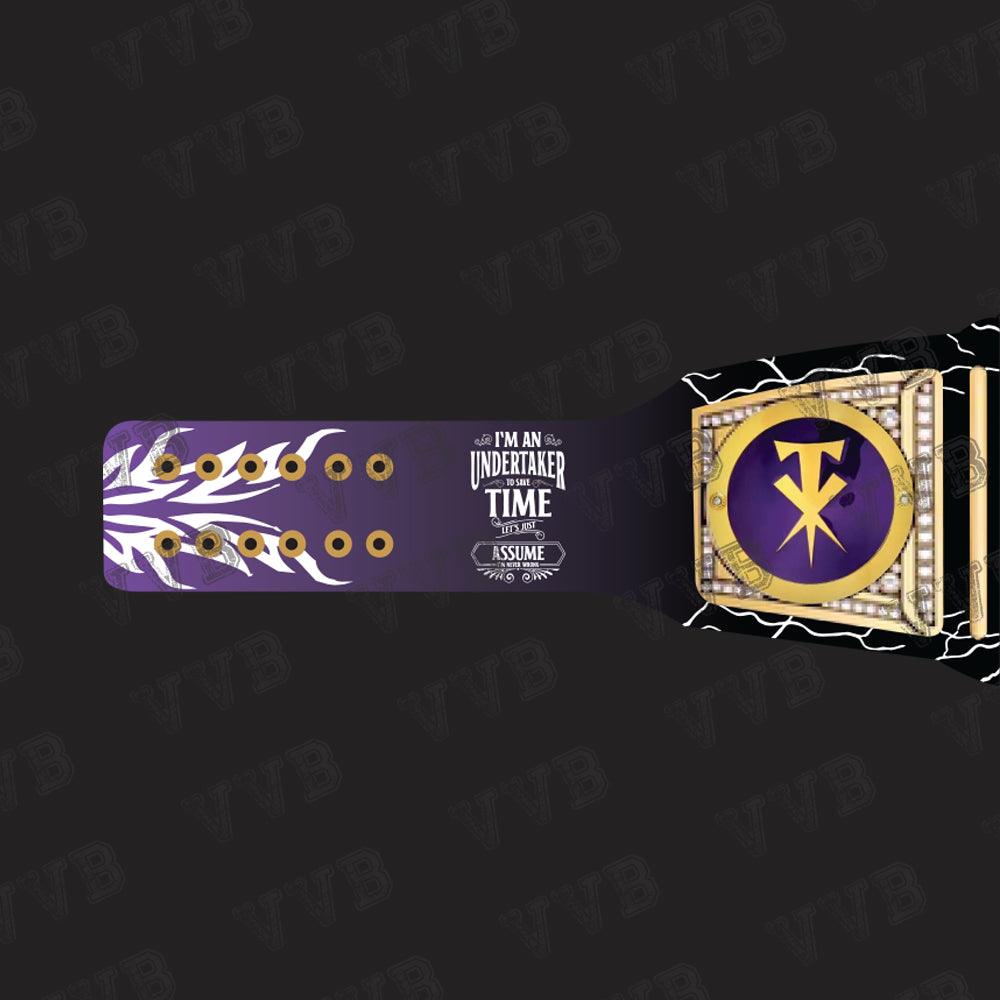 WWE Custom Undertaker Undisputed Championship Belt 6MM Diecast Brass Adult Victory Vault Belts