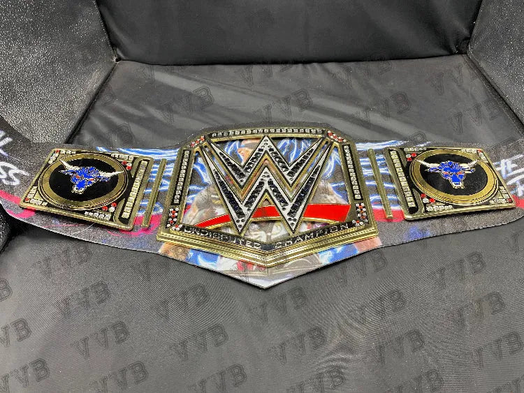 Snoop Dogg Universal & The Rock Final Boss Signature WWE Replica Belts - Pack of 2 Custom Wrestling Collectibles