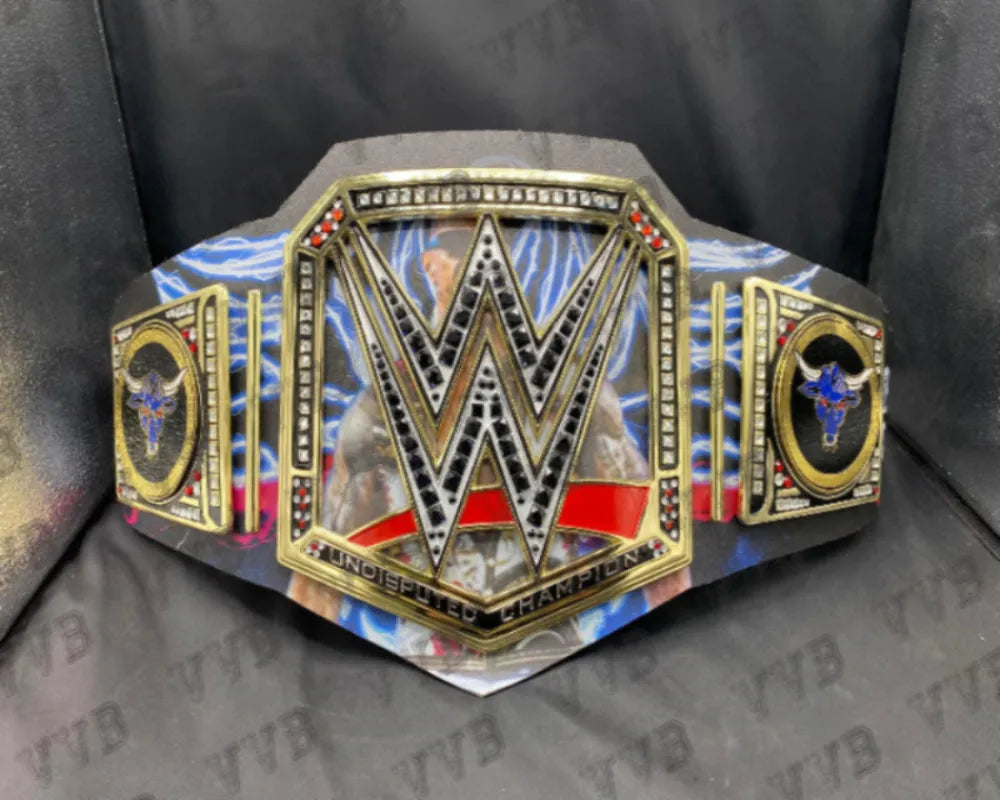 Snoop Dogg Universal & The Rock Final Boss Signature WWE Replica Belts - Pack of 2 Custom Wrestling Collectibles