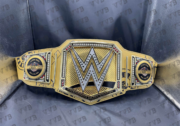 WrestleMania 41 Golden Championship Belt Replica