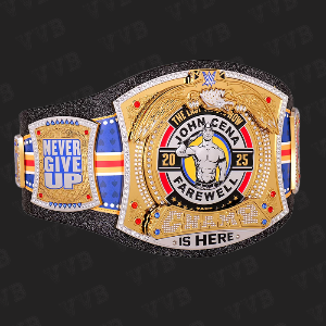 WWE John Cena Farewell 2025 Spinner Championship Replica Title Belt - Las Vegas