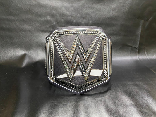 WrestleMania 42 Golden World Championship Belt – 2mm Premium Diecast Wrestling Title | Heavyweight Replica