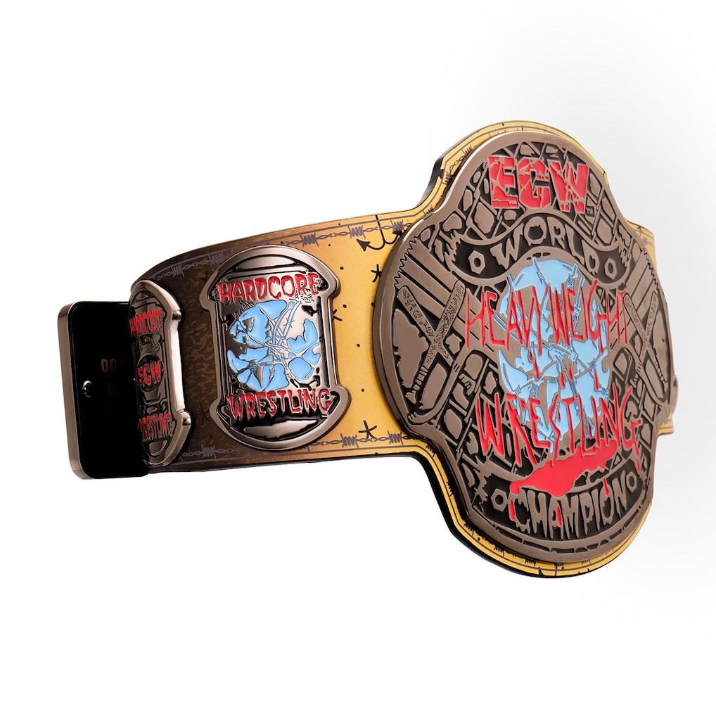 CM Punk Limited Edition ECW Heavyweight Championship Signature Series Replica Title Belt – Premium Adult Wrestling Collectible