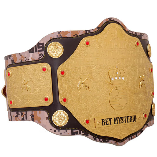Rey Mysterio 619 San Diego Signature Series Championship Title Belt – 2mm Brass Replica (Premium Finish)