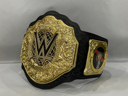 WWE CM Punk World Heavyweight Championship Replica Title Belt – 6MM Diecast Brass Wrestling Collectible Removeable Sideplates