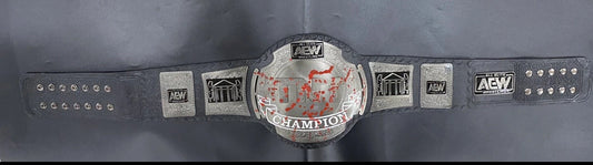 Custom Jack Perry TNT Championship Wrestling Title Belt – 2mm Brass Plates