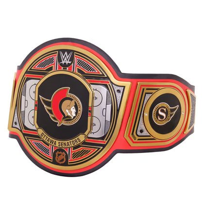 Ottawa Senators WWE Legacy Championship Title Belt – Custom Hockey Edition Replica Premium Brass Plates