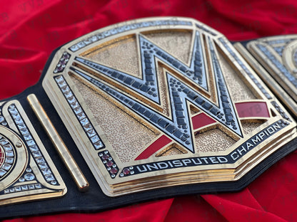WWE Undisputed Premium CNC Engraved Replica Championship Belt