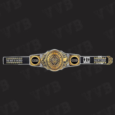 New “Gunther”Custom Signature Series Intercontinental Championship Leather Belt 4mm