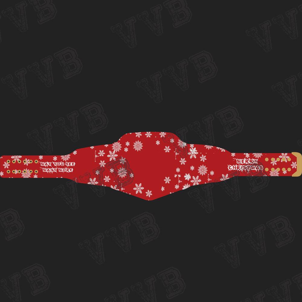 Merry Christmas Santa Championship Belt – Custom 4MM Brass Replica Adult Size