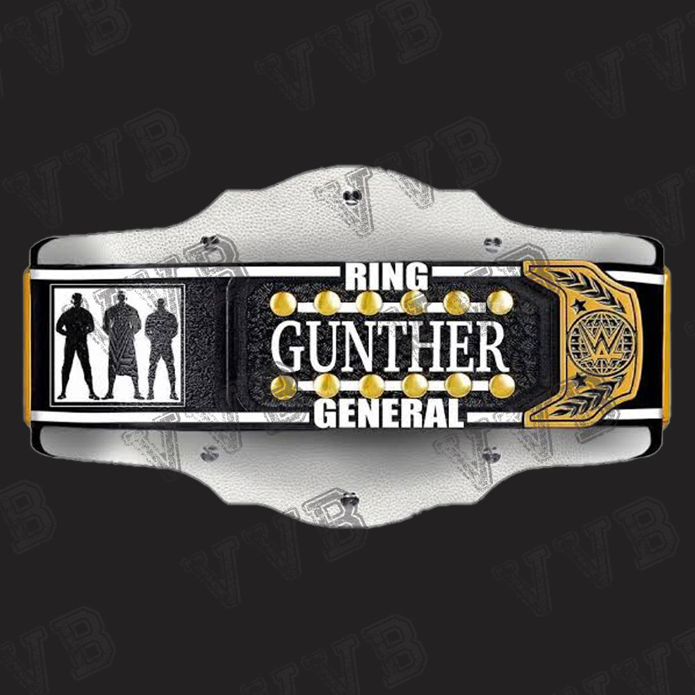 New “Gunther”Custom Signature Series Intercontinental Championship Leather Belt 4mm