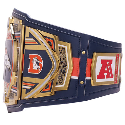 NFL Denver Broncos WWE Legacy Championship Title Belt – Premium Brass Adult Leather Strap Custom Replica