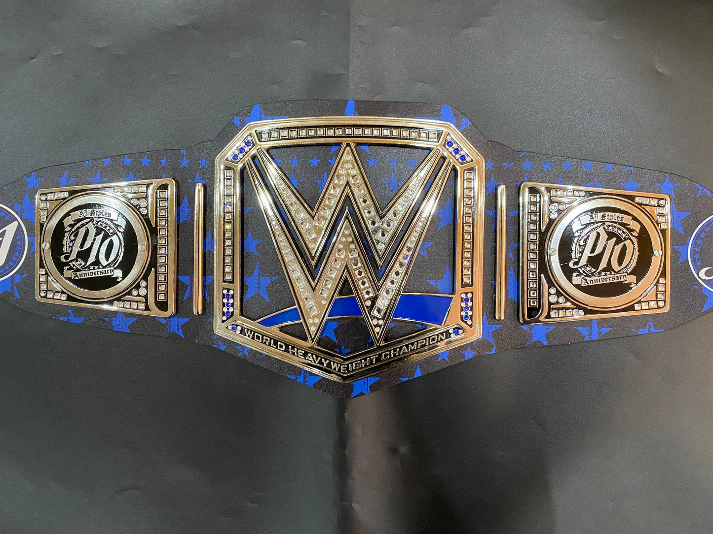 WWE AJ Styles "Phenomenal One" Signature Series World Heavyweight Championship Replica Belt 6mm Diecast