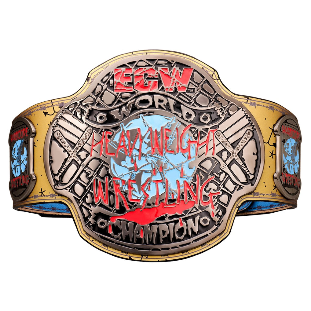 CM Punk Limited Edition ECW Heavyweight Championship Signature Series Replica Title Belt – Premium Adult Wrestling Collectible