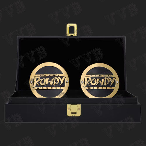 Own the Ronda Rousey Championship Replica Side Plate Box Set