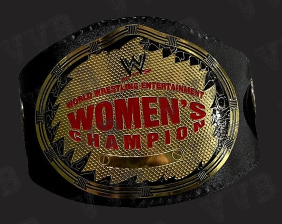 New World Wrestling Women's Champion Leather Title Belt - Victory Vault Belts