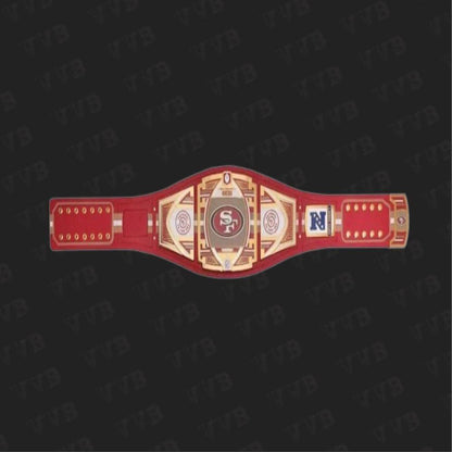 San Francisco 49ers WWE Legacy Championship Replica Title Belt 2mm Victory Vault Belts