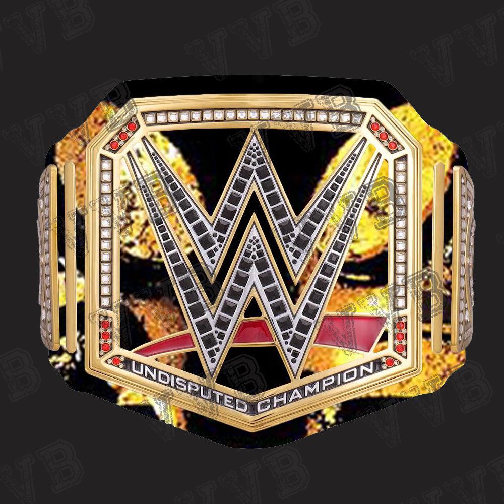 Randy orton Undisputed ChampionShip Leather Belt Wrestling Brass 6MM Diecast Victory Vault Belts