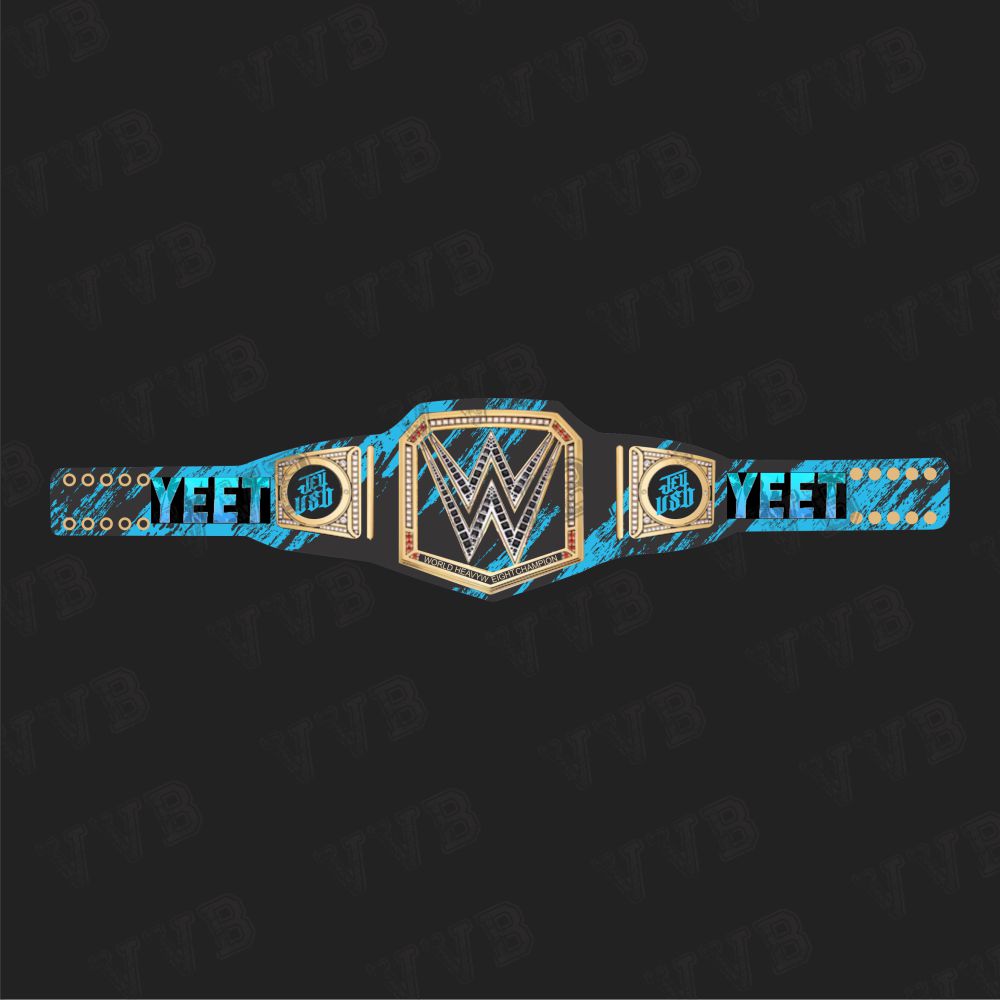 Yeet Jey Usos Custom World Heavyweight Championship Belt Wrestling 4mm Diecast