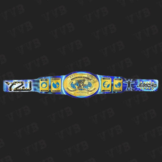 WWE Custom Chris Jericho Intercontinental ChampionShip Leather Belt 2mm Victory Vault Belts