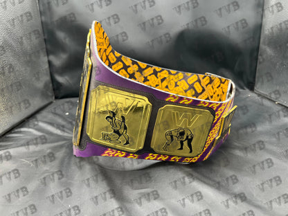 WWF Razor Ramon Intercontinental Heavyweight Wrestling Championship Belt – Ultimate Warrior Purple Strap Replica