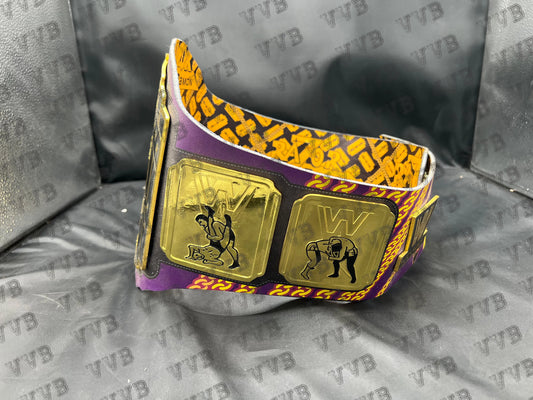 WWF Razor Ramon Intercontinental Heavyweight Wrestling Championship Belt – Ultimate Warrior Purple Strap Replica