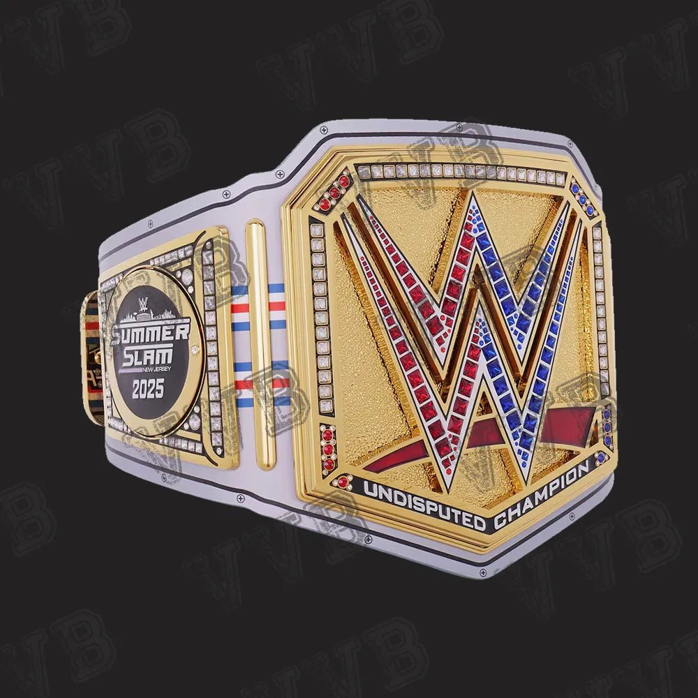 SummerSlam 2025 Undisputed Championship Belt – 6mm Diecast Replica Wrestling Title