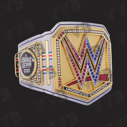 SummerSlam 2025 Undisputed Championship Belt – 6mm Diecast Replica Wrestling Title