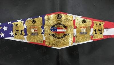 Custom MJF AEW American Heavyweight Wrestling Championship Belt 4mm Brass Replica