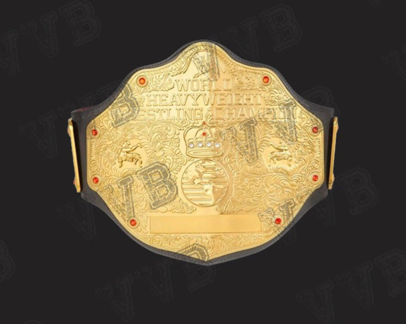 Big Gold World Heavyweight Wrestling Belt - Victory Vault Belts