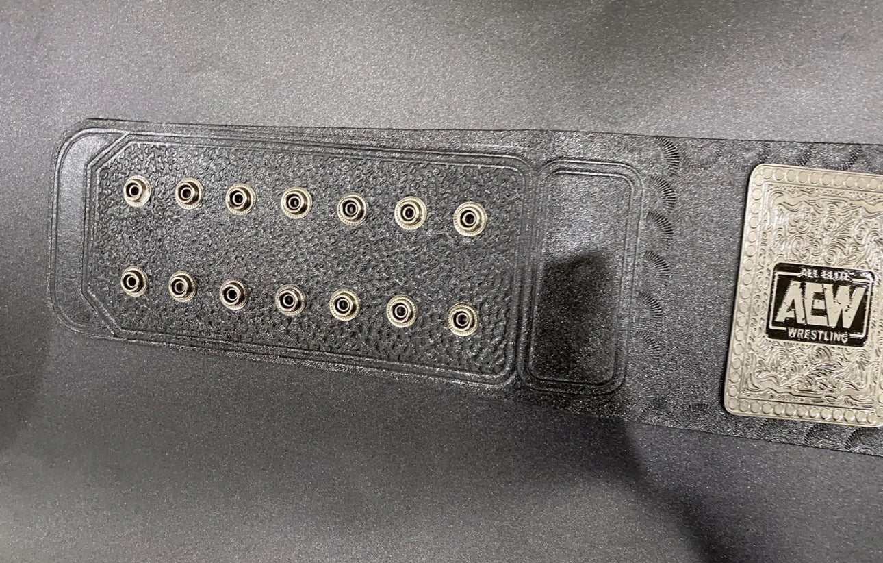 Custom Jack Perry TNT Championship Wrestling Title Belt – 2mm Brass Plates