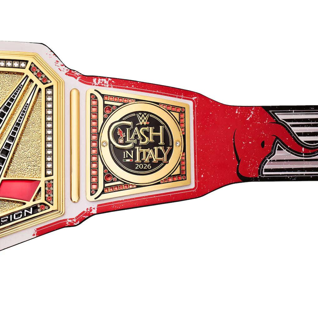 Clash In Italy 2026 Championship Title Belt – Premium 6mm Die-Cast Wrestling Championship Belt