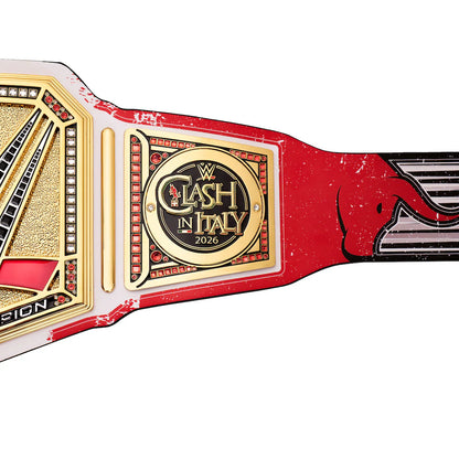 Clash In Italy 2026 Championship Title Belt – Premium 6mm Die-Cast Wrestling Championship Belt