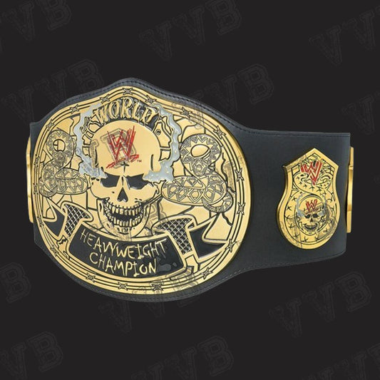Authentic Stone Cold Championship Belt: High-Quality Wrestling Belt - Victory Vault Belts