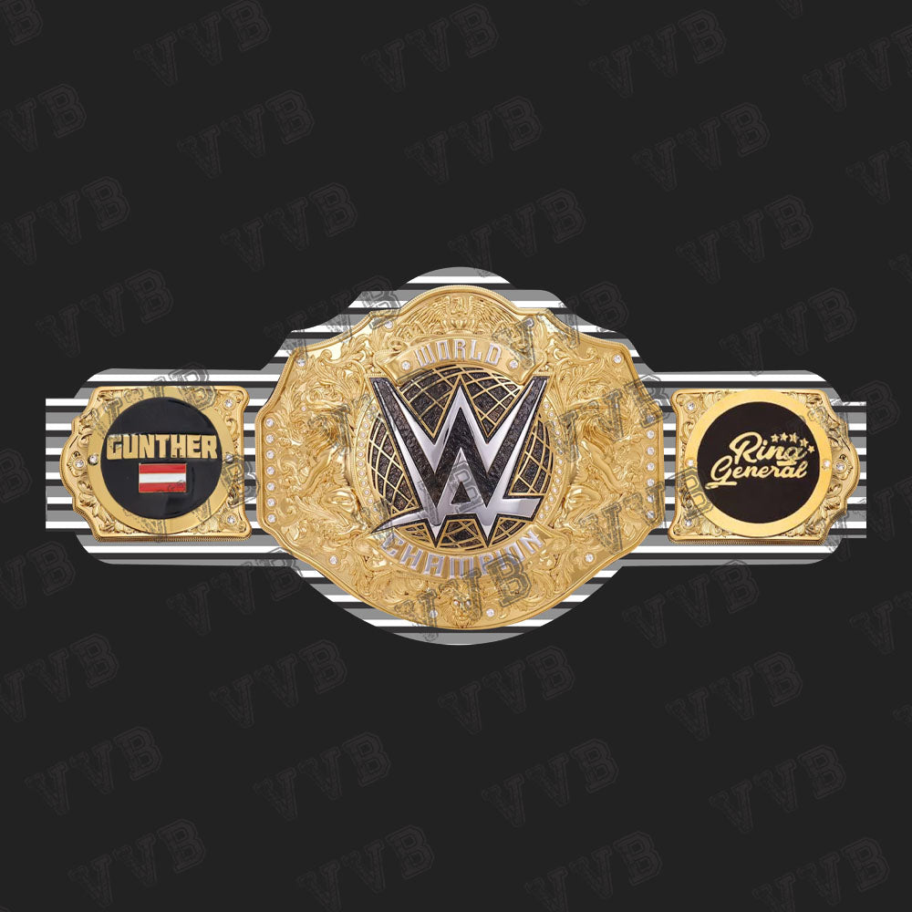 New Custom Gunther World Heavyweight Championship Belt 6MM Diecast Adult