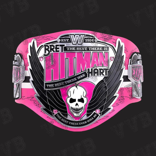 Bret Hart Legacy Championship Wrestling Replica Title Belt - 2mm Brass Victory Vault Belts