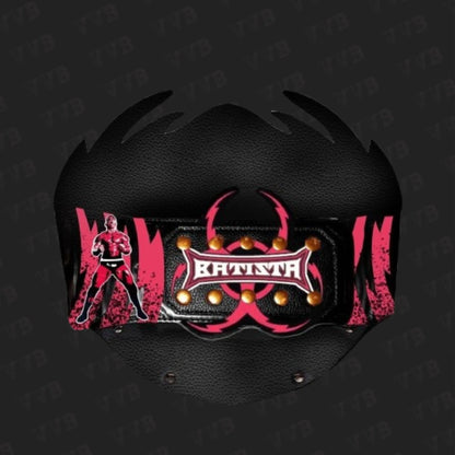 New Custom Batista World Heavyweight Championship Leather Belt