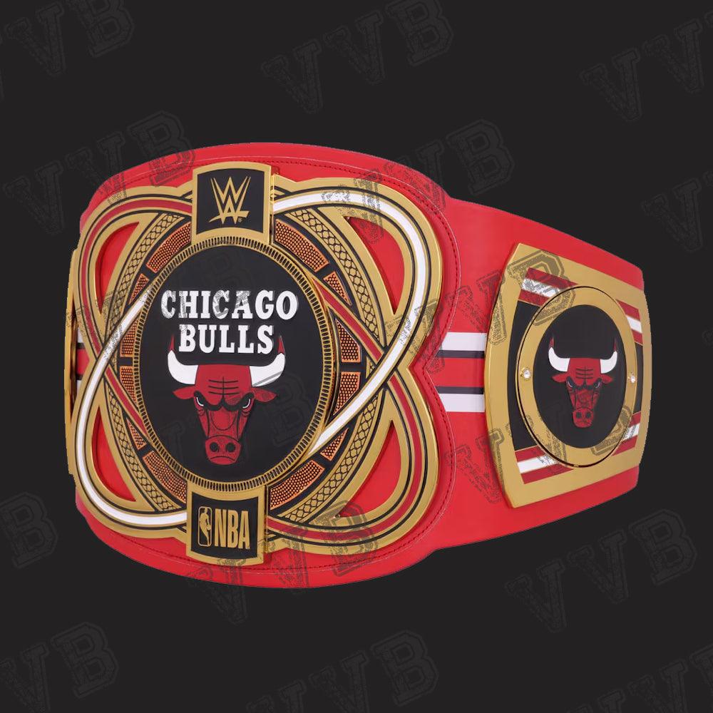 Chicago Bulls WWE Legacy Championship Title Belt – 4MM Brass