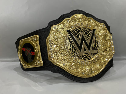 WWE CM Punk World Heavyweight Championship Replica Title Belt – 6MM Diecast Brass Wrestling Collectible Removeable Sideplates