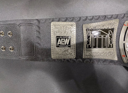 Custom Jack Perry TNT Championship Wrestling Title Belt – 2mm Brass Plates