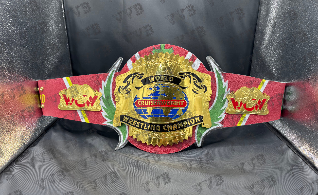 WcW Rey Mysterio World Heavyweight Custom Wrestling Championship Belt 2MM Brass