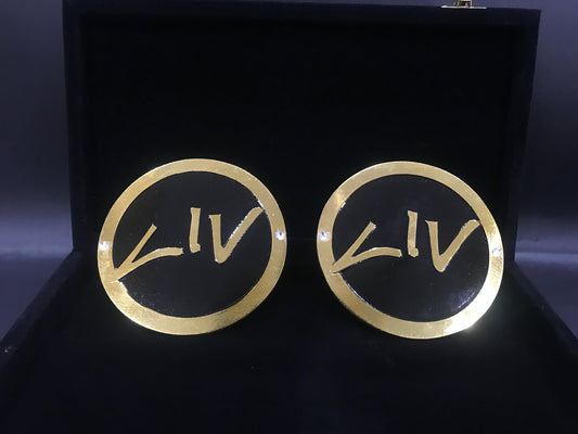 Liv Morgan Side Plates Set – 4mm Brass with Deluxe Display Box