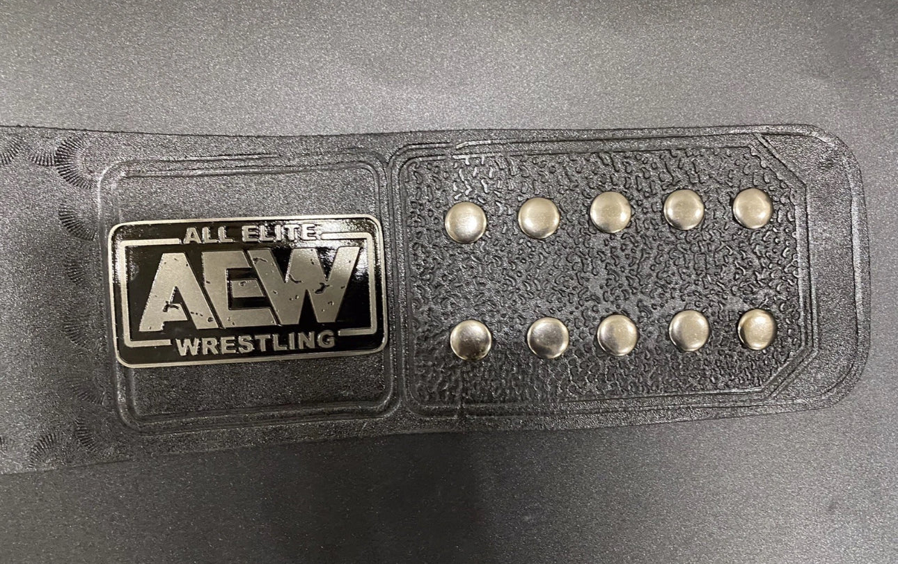 Custom Jack Perry TNT Championship Wrestling Title Belt – 2mm Brass Plates