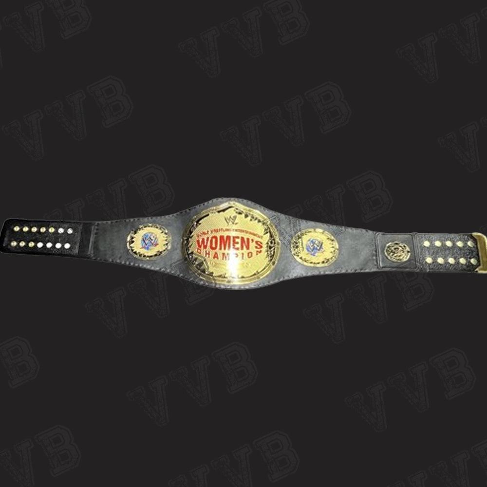 New World Wrestling Women's Champion Leather Title Belt - Victory Vault Belts