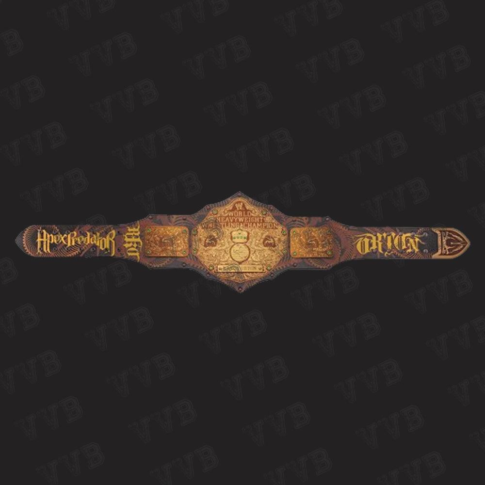 Randy Orton Signature Series Big Gold Championship Belt - Victory Vault Belts