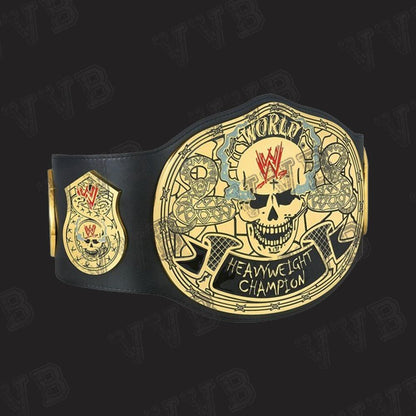 Authentic Stone Cold Championship Belt: High-Quality Wrestling Belt - Victory Vault Belts