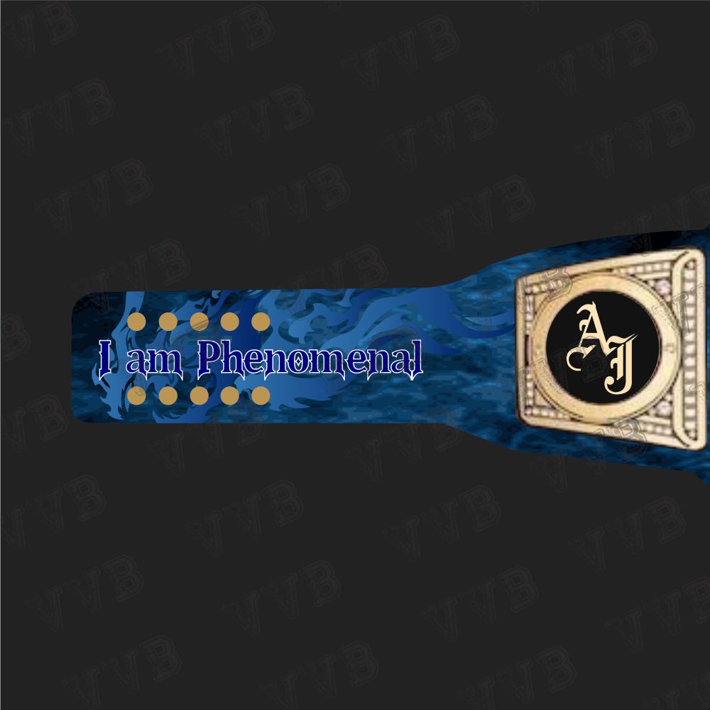 Custom AJ Styles Universal Heavyweight Championship Belt Title Wrestling 2mm