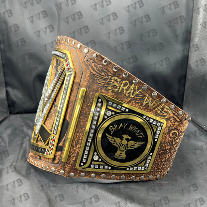 Custom Bray Wyatt Universal Championship Belt – Synthetic Strap Replica
