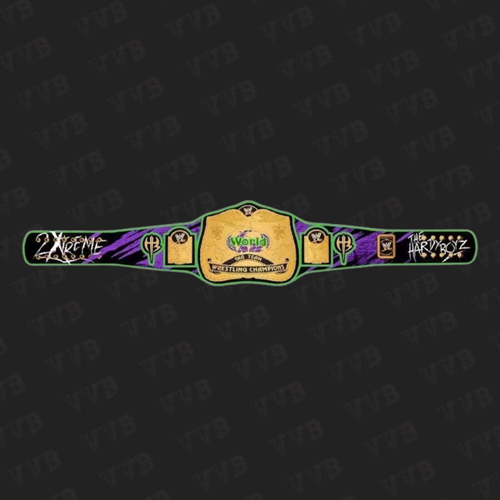 The Custom Hardy Boys Custom Series Tag Team Champion ship Belt - Victory Vault Belts